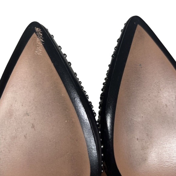 Coach Holmes Studded Leather High Heels Black With Box Size 6 EU 36 Q7052 - Picture 3 of 15